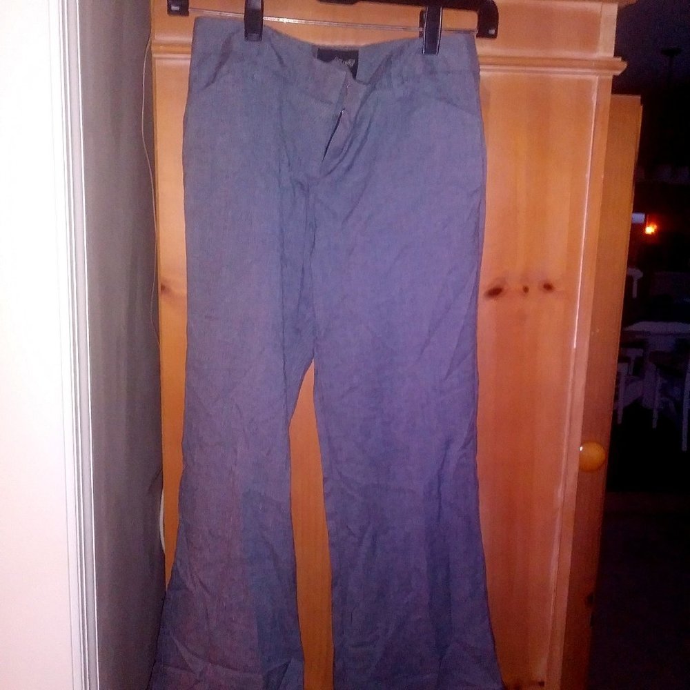 Girls Gray/Black Dress pants
